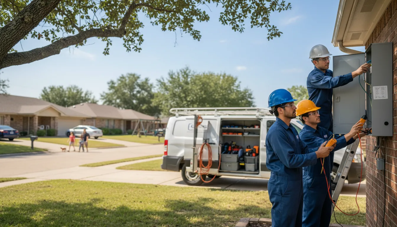 Certified electrician providing emergency electrical services in Williamson, IA